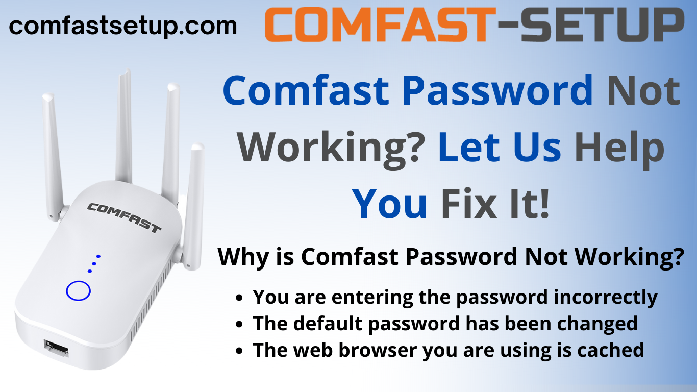 how to set up comfast wifi extender